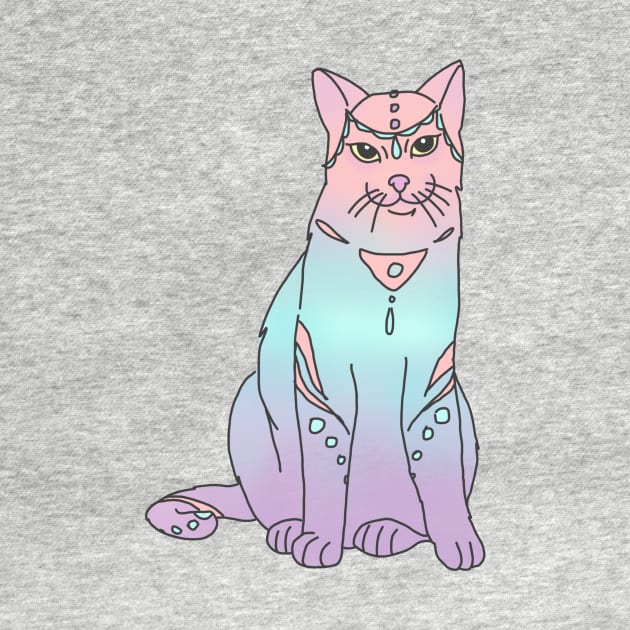 boho cat ombre pastel grunge tumblr by bigkidult